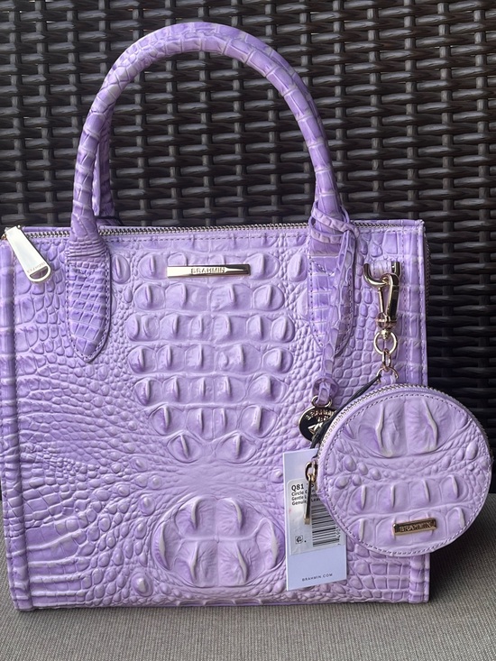 Brahmin Handbags - NWT BRAHMIN SET Small Caroline & Coin Wallet in GENTLE LAVENDER